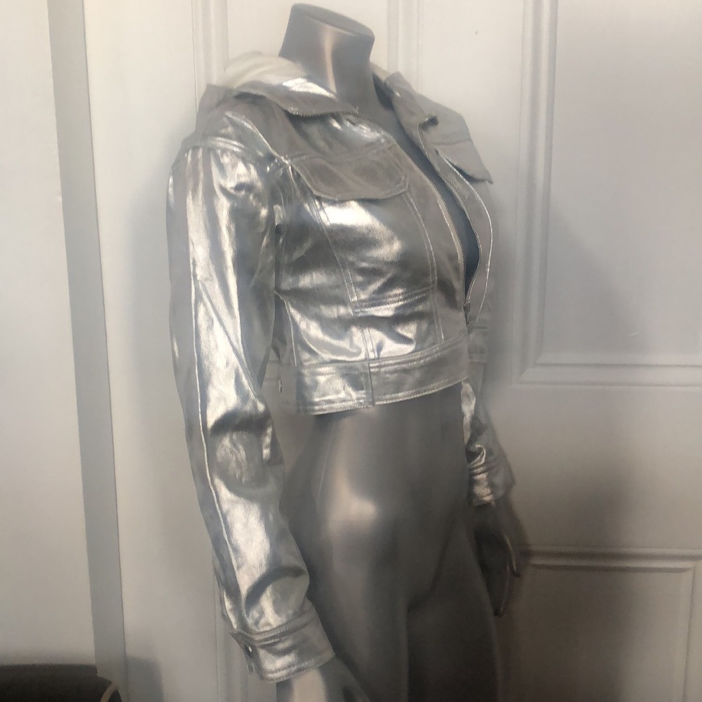 Forever 21 Silver Spice Girls Jacket S 90s